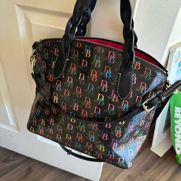 Dooney and Bourke DB75 Celeste Satchel multi color. - Picture 5 of 5